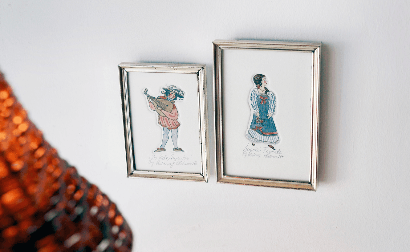 Bilderrahmen an der Wand